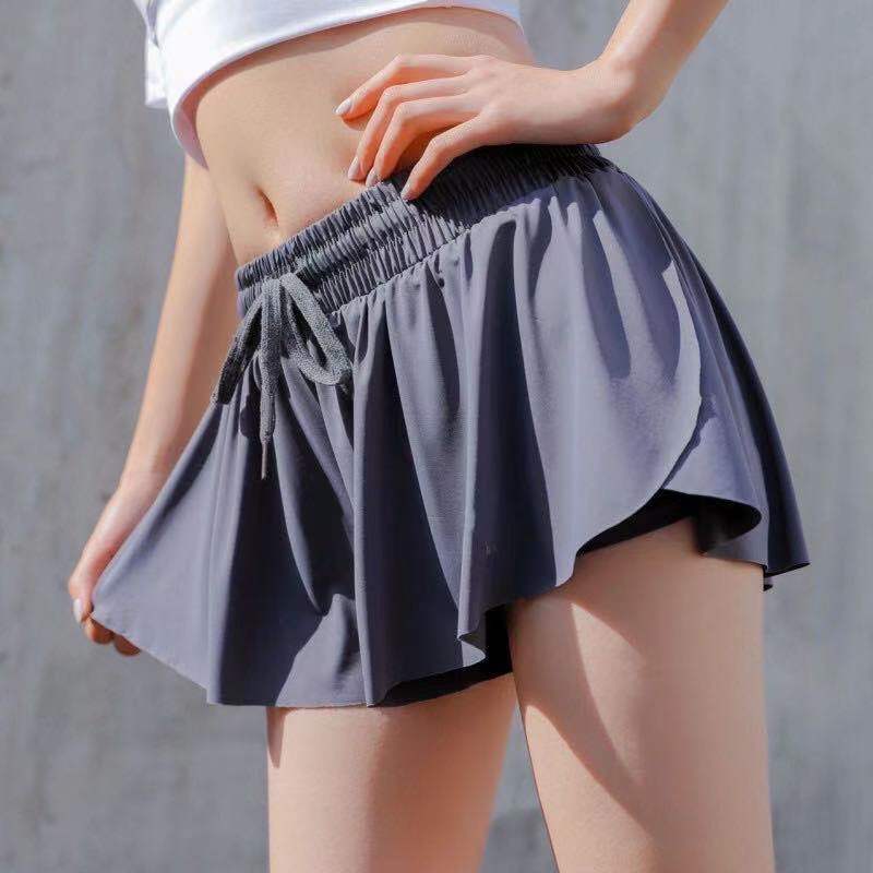 Lu Sports shorts women' new anti light fake skirt loose quick dry Breathable running fitness pants slim Yoga Pants645, Black
Lu Sports shorts women' new anti light fake skirt loose quick dry Breathable running fitness pants slim Yoga Pants645, Black