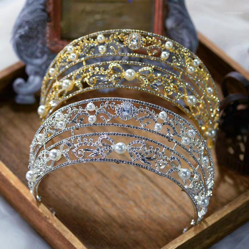 Hair Clips & Barrettes Royal Princess Gold Diadem Queen Headpieces Pearls Bridal Crowns Tiara Bride Headband Wedding Accessories, Golden;silver
Hair Clips & Barrettes Royal Princess Gold Diadem Queen Headpieces Pearls Bridal Crowns Tiara Bride Headband Wedding Accessories, Golden;silver