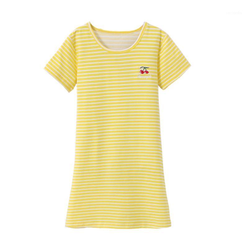1-8y Girls Dress Children Short Sleeve Stripe Cherry Print Dresses Summer Toddler Kids Casual Dress Sleepwear Nightdress #LR21, Red
1-8y Girls Dress Children Short Sleeve Stripe Cherry Print Dresses Summer Toddler Kids Casual Dress Sleepwear Nightdress #LR21, Red