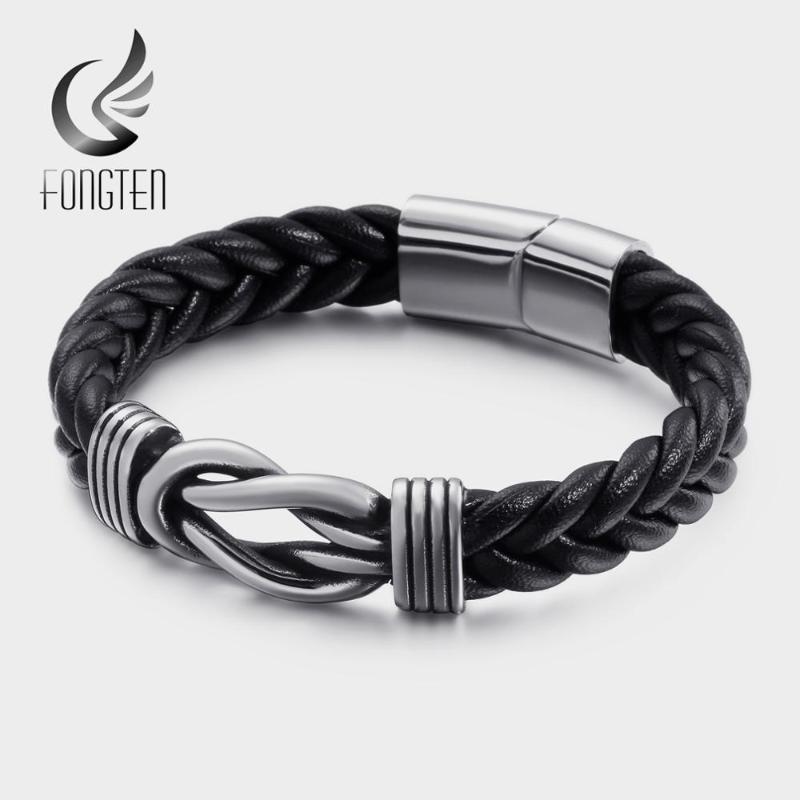 Charm Bracelets Fongten Vintage Cowhide Leather Retro Stainless Steel Bracelet For Men Gift Fashion Jewelry Never Fade1
Charm Bracelets Fongten Vintage Cowhide Leather Retro Stainless Steel Bracelet For Men Gift Fashion Jewelry Never Fade1