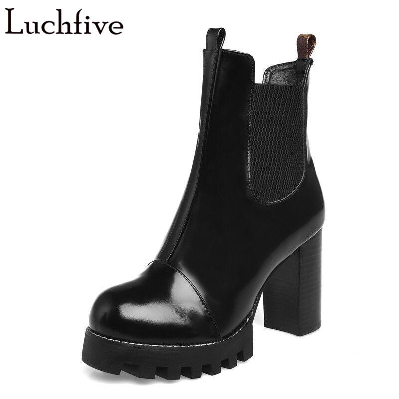 Chunky High Heels Boots Femme Round Toe Black Wedges Shoes For Women Runaway Slip On Winter Boots
Chunky High Heels Boots Femme Round Toe Black Wedges Shoes For Women Runaway Slip On Winter Boots