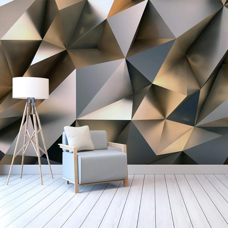 Photo Wallpaper Modern Abstract Golden Geometric Murals Living Room Bedroom Creative Art Wall Paper For Walls 3D Papel De Parede, As pic
Photo Wallpaper Modern Abstract Golden Geometric Murals Living Room Bedroom Creative Art Wall Paper For Walls 3D Papel De Parede, As pic