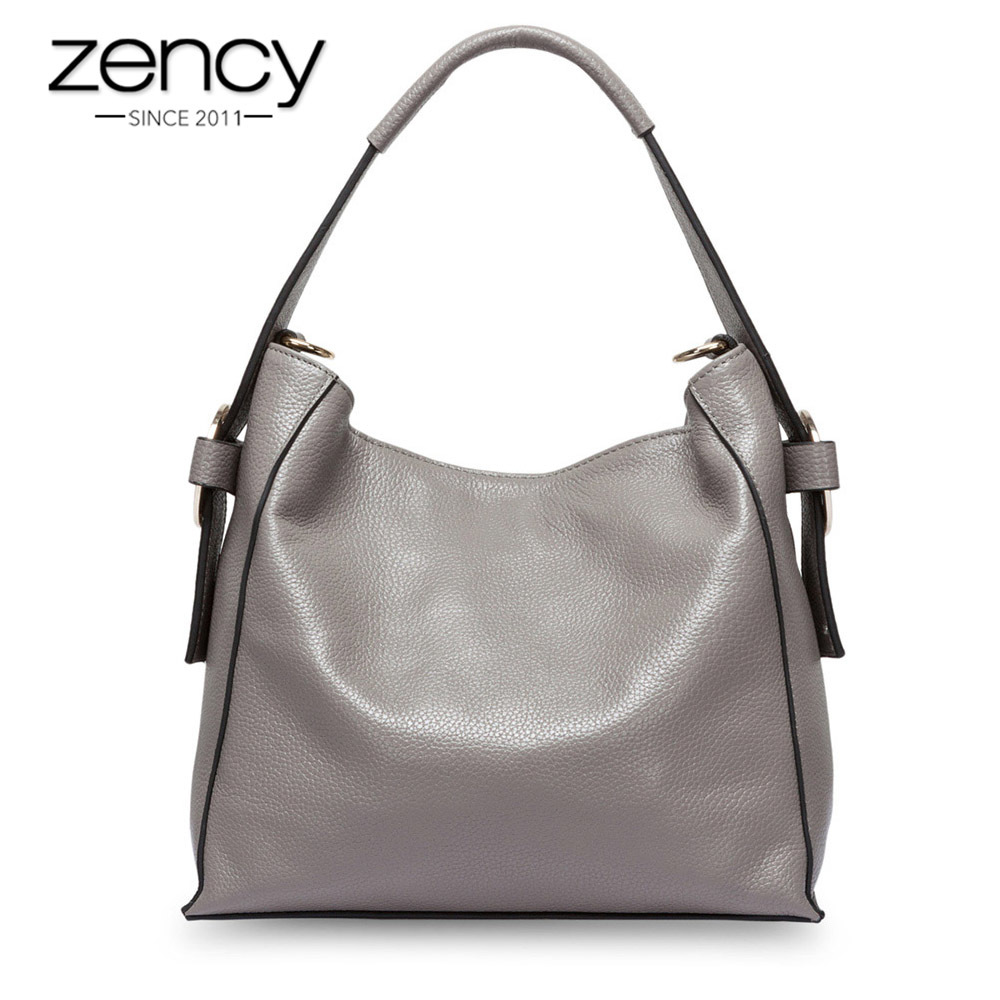 Zency 100% Genuine Leather Soft Skin Lady Casual Tote Grey Handbag Fashion Women Messenger Crossbody Purse High Quality Bags C0121
Zency 100% Genuine Leather Soft Skin Lady Casual Tote Grey Handbag Fashion Women Messenger Crossbody Purse High Quality Bags C0121