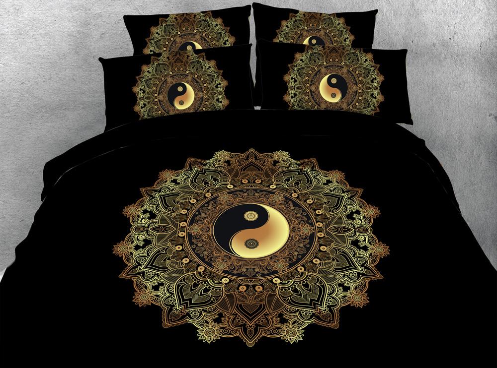 3pcs mandala bedding black yin and yang duvet cover set Bohemian bed linen single double queen king size bedclothes pillowcase, 333
3pcs mandala bedding black yin and yang duvet cover set Bohemian bed linen single double queen king size bedclothes pillowcase, 333
