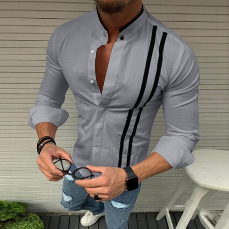 Casual Business Men Shirts Long Sleeve Stylish Striped High Quality Males Social Shirts Button Man Tops Shirt Clothes, White;black
Casual Business Men Shirts Long Sleeve Stylish Striped High Quality Males Social Shirts Button Man Tops Shirt Clothes, White;black
