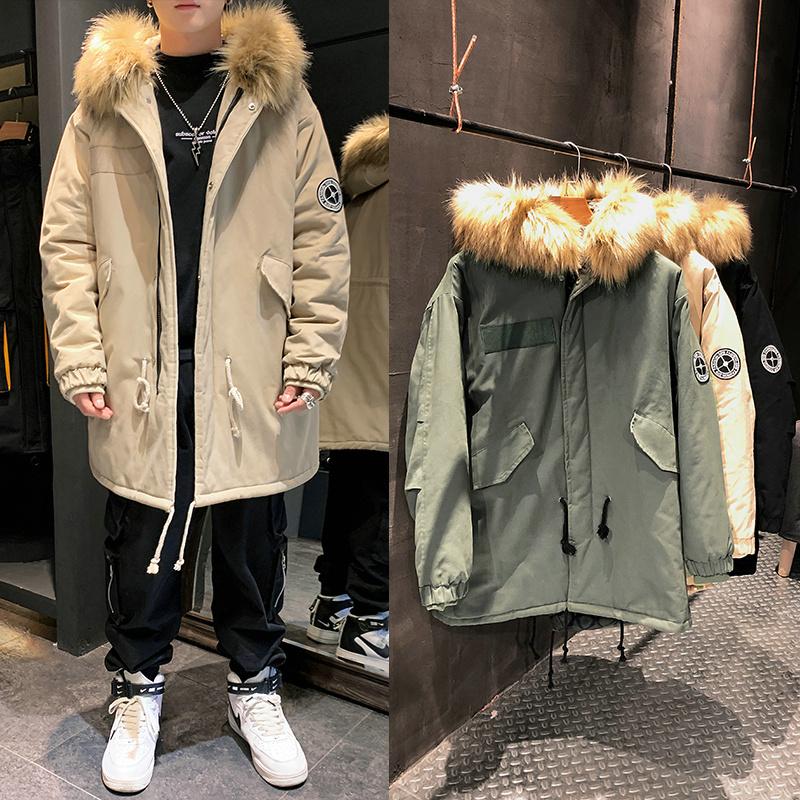 Winter Jacket Men Padded Parka Man Winter Coat Fur Big Pockets Medium-long Thick Parkas Snowjacket Parka Hombre Men Clothes, Black
Winter Jacket Men Padded Parka Man Winter Coat Fur Big Pockets Medium-long Thick Parkas Snowjacket Parka Hombre Men Clothes, Black