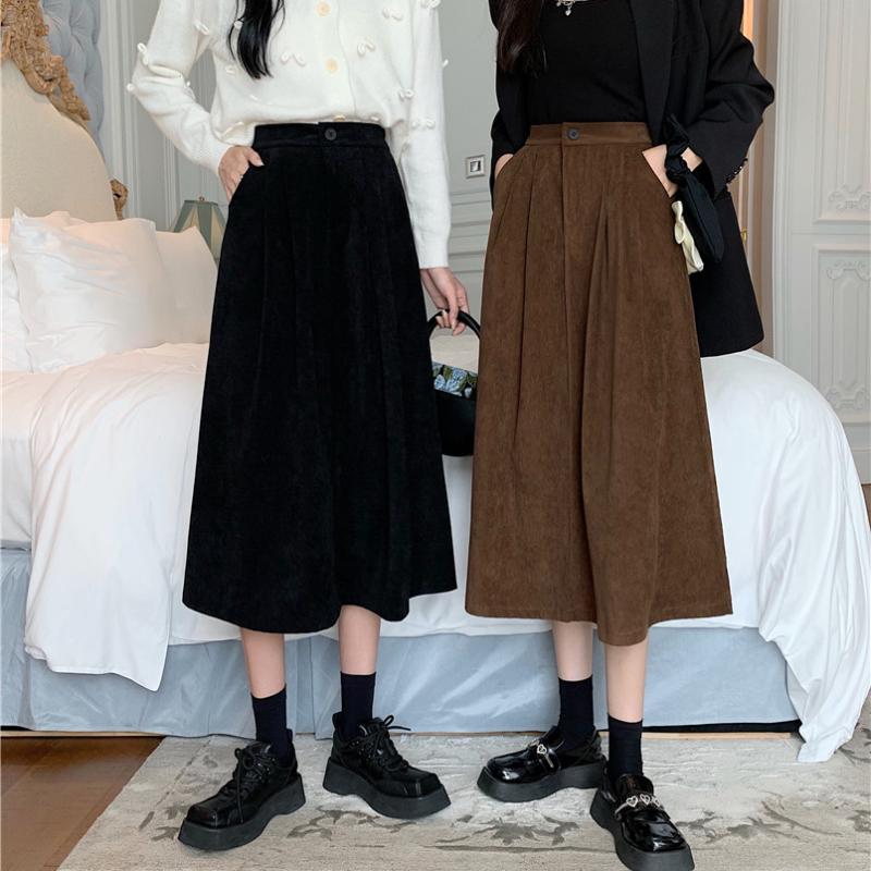Skirts JMPRS Corduroy Skirt Women Pure Cotton High Waist A Line Winter Korean Loose Female Midi Black Vintage 2022 Faldas
Skirts JMPRS Corduroy Skirt Women Pure Cotton High Waist A Line Winter Korean Loose Female Midi Black Vintage 2022 Faldas