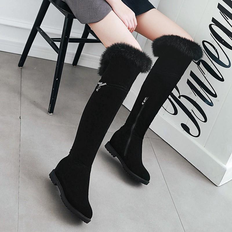 women shoes 2021 Winter nubuck Wedges Over-the-Knee boots for women big size 34-45, Black
women shoes 2021 Winter nubuck Wedges Over-the-Knee boots for women big size 34-45, Black