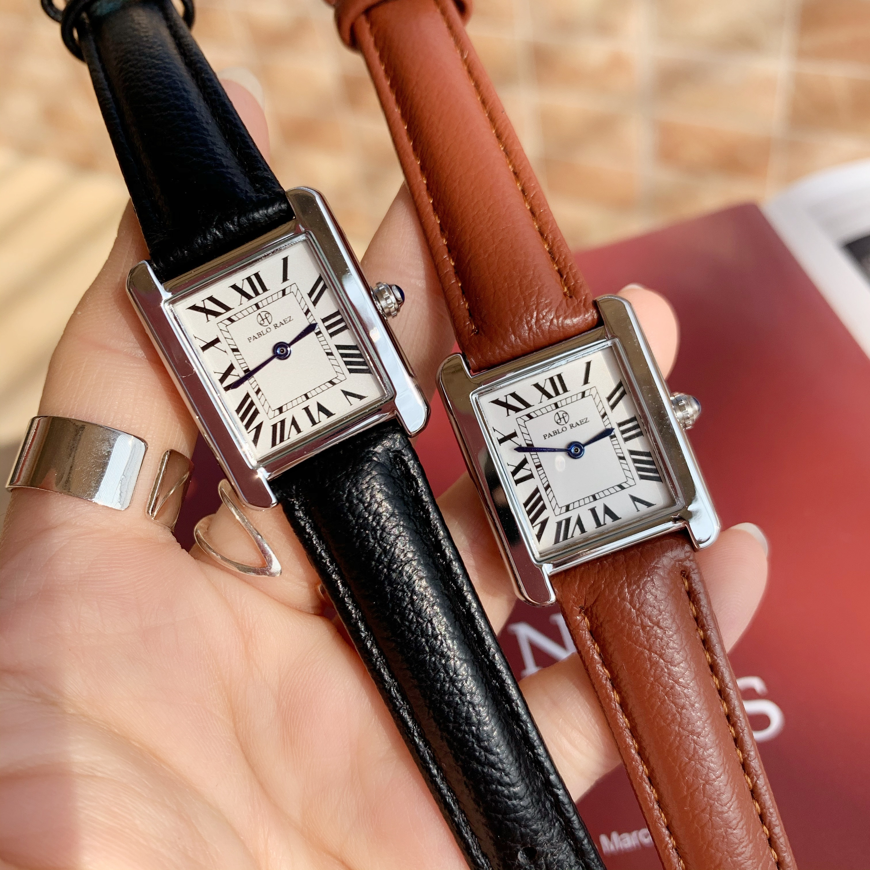 PABLO RAEZ 2021 New Japan Quartz High Quality Luxury Waterproof Lady Wristwatches Dropshipping Dress Women Casual Leather Clock Square Dial, Brown
PABLO RAEZ 2021 New Japan Quartz High Quality Luxury Waterproof Lady Wristwatches Dropshipping Dress Women Casual Leather Clock Square Dial, Brown