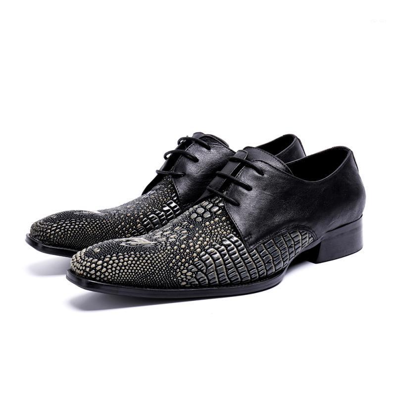 Men's Leather Casual Shoes Men Lace Up Oxford Wedding Shoes Embossed Formal Office Leather Men1, Black
Men's Leather Casual Shoes Men Lace Up Oxford Wedding Shoes Embossed Formal Office Leather Men1, Black