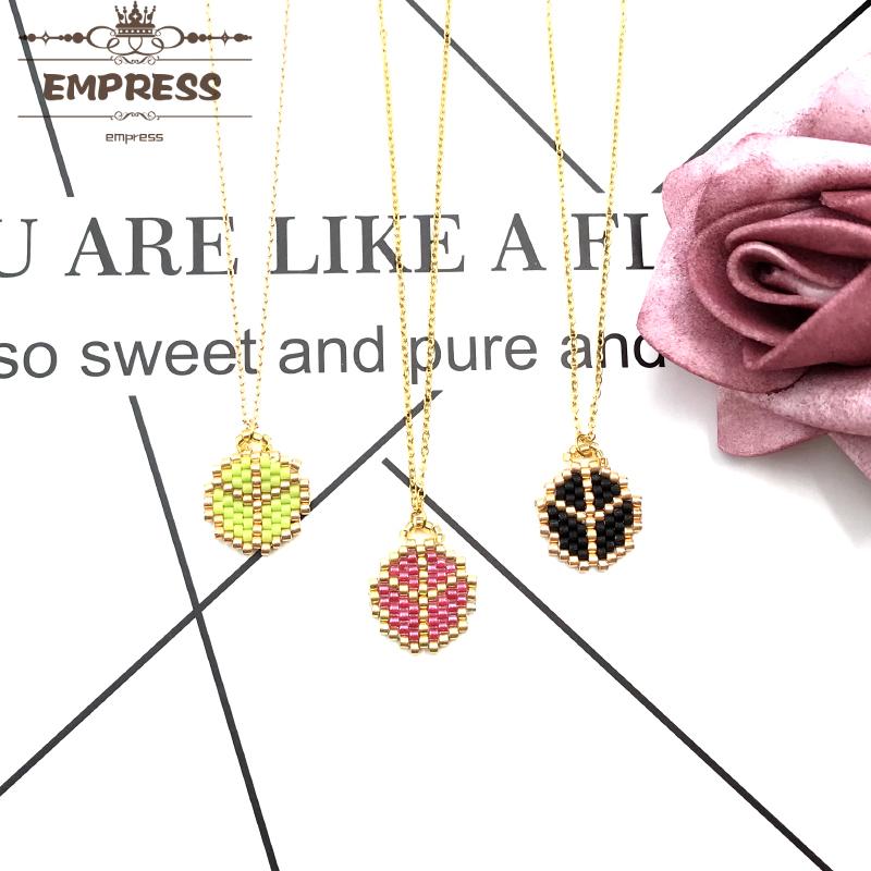 FAIRYWOO Religions Necklace Peace Sweet Pendant Choker Miyuki Handmade Jewelry Women Gifts Delica Stainless Steel Chain Necklace
FAIRYWOO Religions Necklace Peace Sweet Pendant Choker Miyuki Handmade Jewelry Women Gifts Delica Stainless Steel Chain Necklace