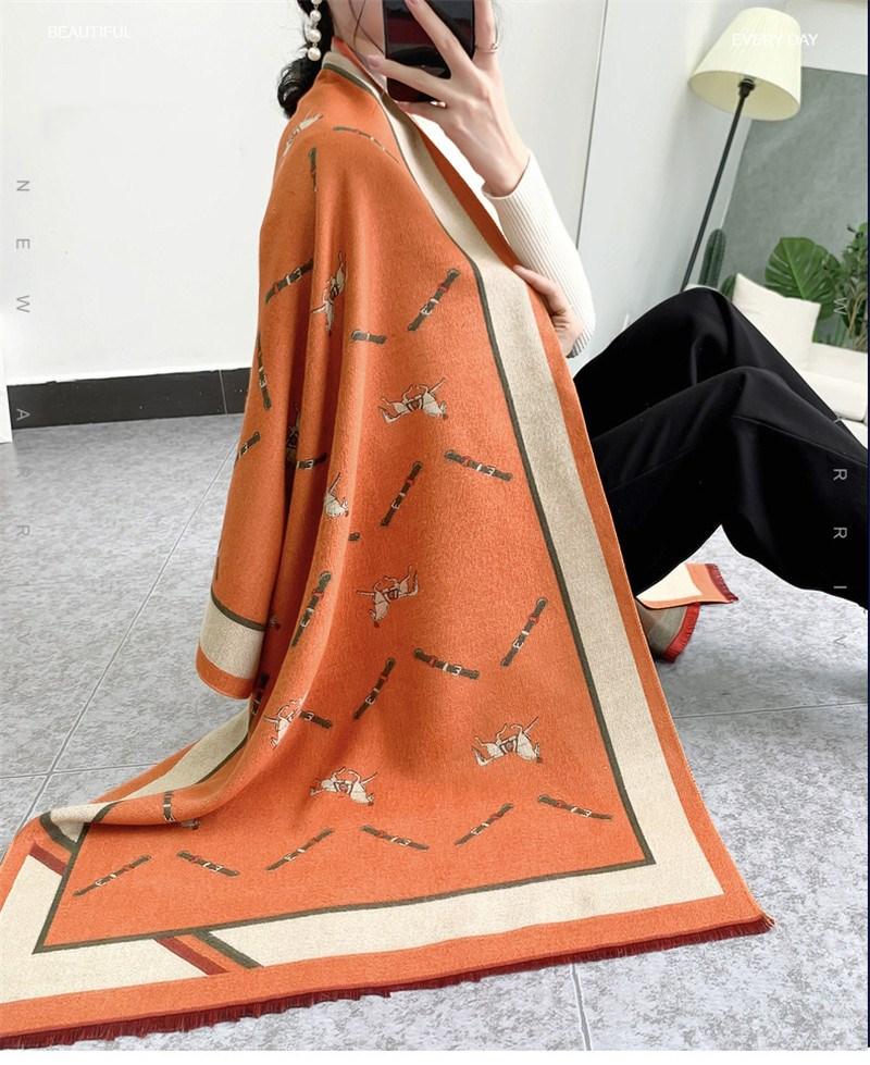 Winter Scarf Women Soft Cashmere Warm Horse Print Scarves Wraps Thick Long Shawls Bufanda Stoles Hijab
Winter Scarf Women Soft Cashmere Warm Horse Print Scarves Wraps Thick Long Shawls Bufanda Stoles Hijab