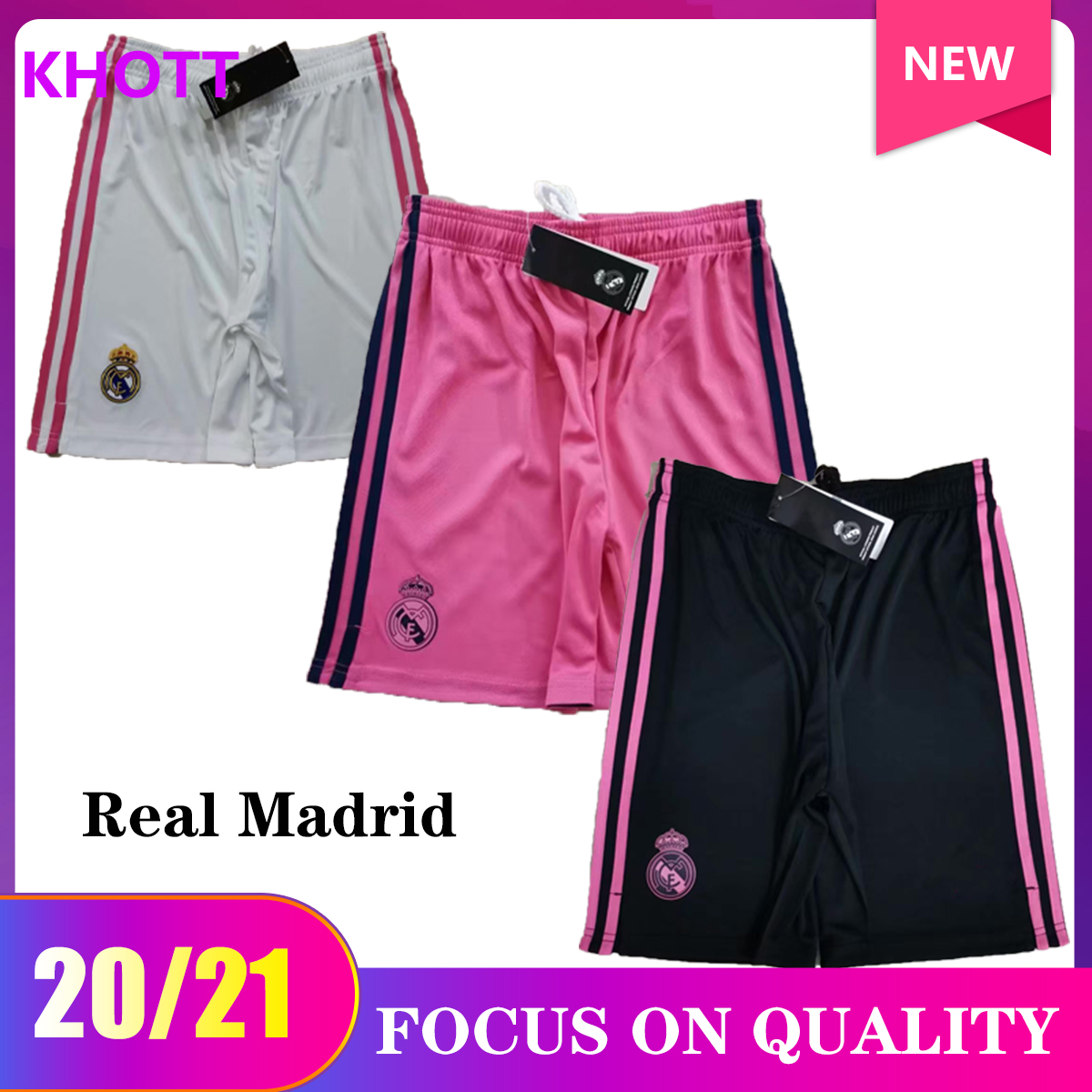 19 20 21 Real Madrid soccer Shorts KROOS BENZEMA HAZARD 2019 2020 2021 home away 3rd football Sports pants S-2XL, Black;red
19 20 21 Real Madrid soccer Shorts KROOS BENZEMA HAZARD 2019 2020 2021 home away 3rd football Sports pants S-2XL, Black;red