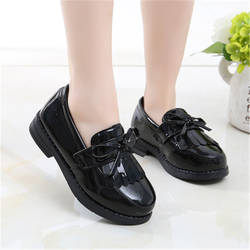 Girls Leather Slip-on tassel Boys Fashion Children Dress Flats British style Princess shoes Spring Autumn Kids Loafers 06A, Black
Girls Leather Slip-on tassel Boys Fashion Children Dress Flats British style Princess shoes Spring Autumn Kids Loafers 06A, Black