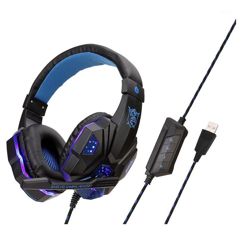 SY830 Headset Wired Earphone Gaming Headset USB Luminous Gamer Stereo Headphone Folding Black and Blue1
SY830 Headset Wired Earphone Gaming Headset USB Luminous Gamer Stereo Headphone Folding Black and Blue1