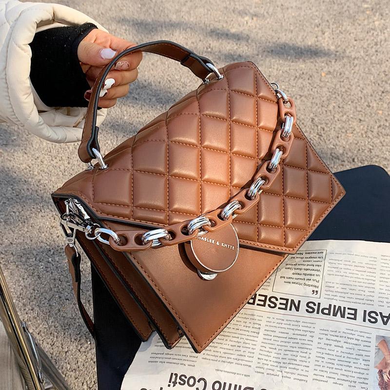 Fashion Ladies Chain Handbags PU Leather Lingge Shoulder Bag For Women 2021 New Brand Women's Crossbody Bag Designer Trend Purse, Khaki handbags
Fashion Ladies Chain Handbags PU Leather Lingge Shoulder Bag For Women 2021 New Brand Women's Crossbody Bag Designer Trend Purse, Khaki handbags