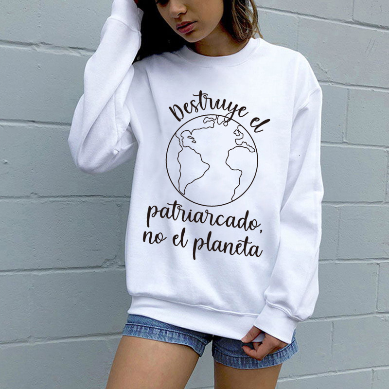 2021 Women Spring Autumn Sweatshirt New Letters Print Plus Size Sportswear Long Sleeve O-neck Pullover Lady Fashion Outerwear Omjn, White
2021 Women Spring Autumn Sweatshirt New Letters Print Plus Size Sportswear Long Sleeve O-neck Pullover Lady Fashion Outerwear Omjn, White
