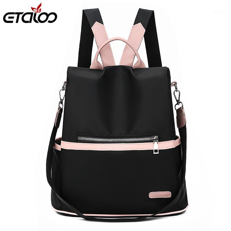 2020 Oxford cloth backpack Women Canvas Backpacks Candy Color Waterproof School Bags for Teenagers Girls Laptop Patchwork1, Black
2020 Oxford cloth backpack Women Canvas Backpacks Candy Color Waterproof School Bags for Teenagers Girls Laptop Patchwork1, Black