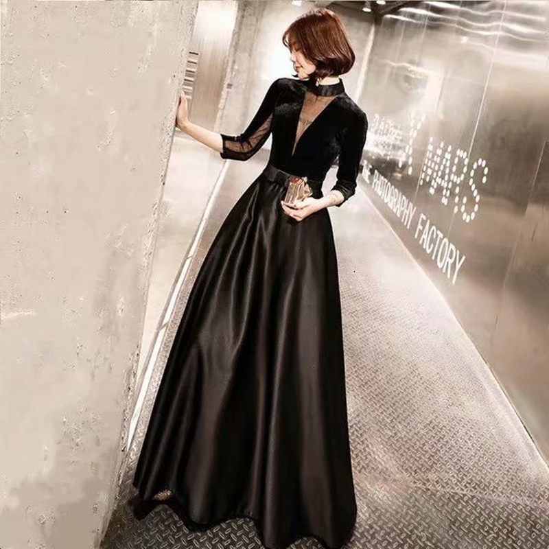 2021 New Three-quarters Dressed As a Party Dress Boda Length Floor KO9N evening, Black
2021 New Three-quarters Dressed As a Party Dress Boda Length Floor KO9N evening, Black