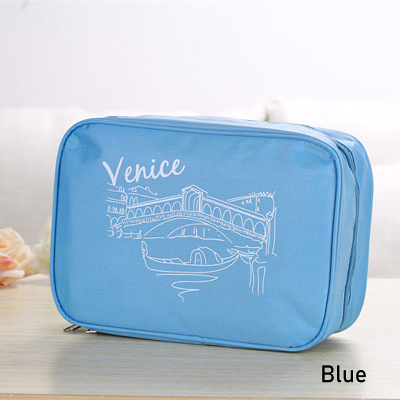 Unisex Foldable Makeup Pouch Bathroom Travel Bag Portable for Cosmetics Hanging Bag, Blue
Unisex Foldable Makeup Pouch Bathroom Travel Bag Portable for Cosmetics Hanging Bag, Blue