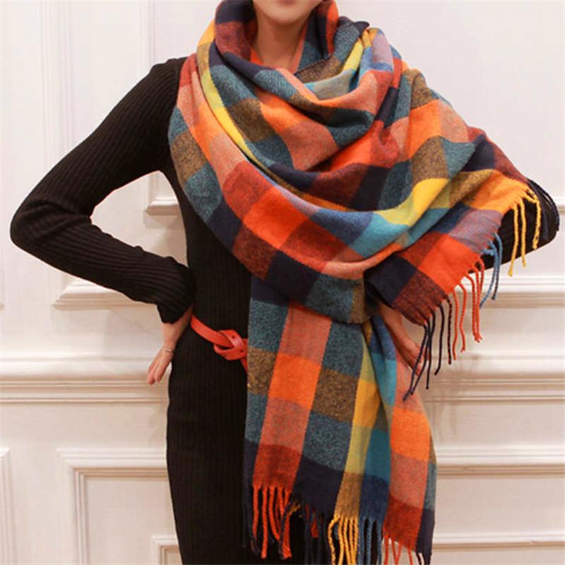 Autumn and winter fashion women's warmth imitation cashmere fringed student plaid scarf shawl scarf dual-use sunscreen
Autumn and winter fashion women's warmth imitation cashmere fringed student plaid scarf shawl scarf dual-use sunscreen