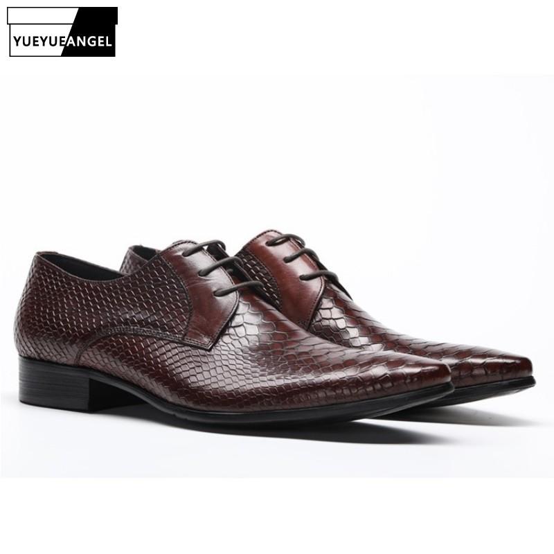 Men Flats Genuine Leather Shoes Business Snake Pattern Black Lace Up Dress Shoe Men Bridegroom Wedding Shoes Derby
Men Flats Genuine Leather Shoes Business Snake Pattern Black Lace Up Dress Shoe Men Bridegroom Wedding Shoes Derby