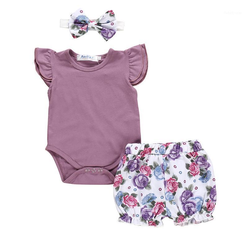 TELOTUNY Newborn Kids Baby Girls Short Sleeve Romper Bodysuit+Flower Print Shorts Set Lovely Clothes Children Summer Sets 421, Purple 
TELOTUNY Newborn Kids Baby Girls Short Sleeve Romper Bodysuit+Flower Print Shorts Set Lovely Clothes Children Summer Sets 421, Purple