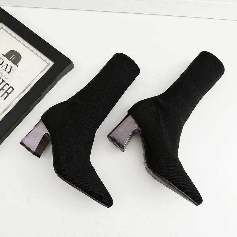 Women Stretch Boots 7cm 9cm High Heels Fetish Women Ankle Boots Stripper White Low Heels Warm Female Autumn Winter Shoes, Black
Women Stretch Boots 7cm 9cm High Heels Fetish Women Ankle Boots Stripper White Low Heels Warm Female Autumn Winter Shoes, Black