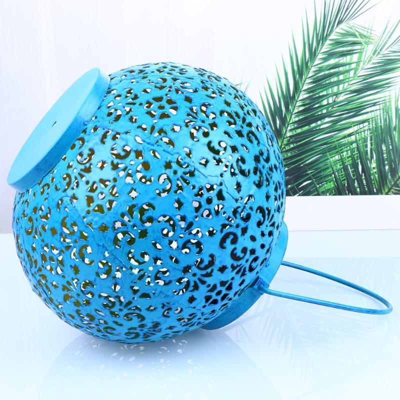 Iron Art Solar Lantern Creative Decorative Outdoor Lamp Hollow-out Hanging Decor Light for Patio Garden Outside (Blue, L Size)1
Iron Art Solar Lantern Creative Decorative Outdoor Lamp Hollow-out Hanging Decor Light for Patio Garden Outside (Blue, L Size)1