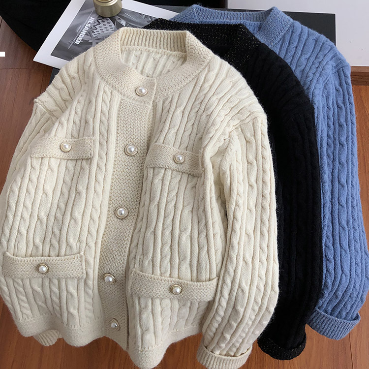 New Autumn 2021 Woman Cardigan Sweater Vintage Luxury Designer Women's Clothes Cf3i 23ZX, Black
New Autumn 2021 Woman Cardigan Sweater Vintage Luxury Designer Women's Clothes Cf3i 23ZX, Black