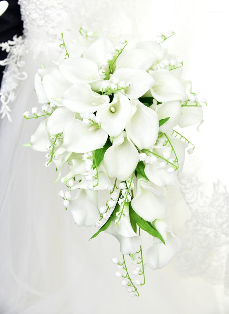 handmade wedding flower bridal bouquet artificial flower wedding supplies bride hand holder bouquets PU Calla lily Floral1, Color 2
handmade wedding flower bridal bouquet artificial flower wedding supplies bride hand holder bouquets PU Calla lily Floral1, Color 2