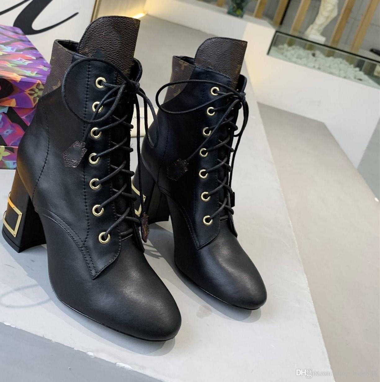 Women Top quality BLISS ANKLE Boot Spaceship Ankle Boots Chunky Heel Monogrammed canvas martin boots rubble soles size 35-42 hot sale 1A855P, #2
Women Top quality BLISS ANKLE Boot Spaceship Ankle Boots Chunky Heel Monogrammed canvas martin boots rubble soles size 35-42 hot sale 1A855P, #2