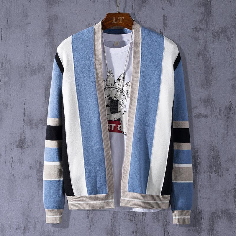 Knitted cardigan sweater men's spring and autumn coat youth handsome medium length windbreaker trend business casual thin coat, Khaki
Knitted cardigan sweater men's spring and autumn coat youth handsome medium length windbreaker trend business casual thin coat, Khaki