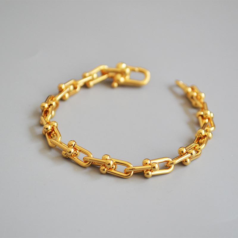 INS Blogger Savis Celebrity Inspired U-Shaped Thick Chain Bracelet Women's 20mm 18mm 18K Real Gold Plated Brass bracelet
INS Blogger Savis Celebrity Inspired U-Shaped Thick Chain Bracelet Women's 20mm 18mm 18K Real Gold Plated Brass bracelet