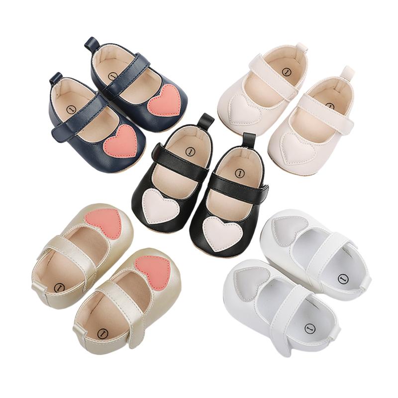 Baby Girl Shoes Simple Leather Sneaker Walking Soft-Soled Anti-Slip Patchwork Heart Birthday Gift Shoes, White
Baby Girl Shoes Simple Leather Sneaker Walking Soft-Soled Anti-Slip Patchwork Heart Birthday Gift Shoes, White