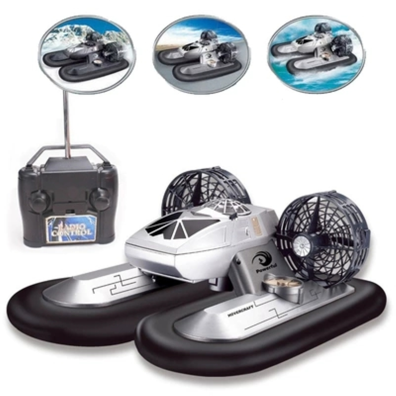 High Simulation 2.4G 6CH Remote Control Hovercraft Boat RC Boat Hovership Amphibious Transport Dock With 3pcs 1800mah battery to, Black
High Simulation 2.4G 6CH Remote Control Hovercraft Boat RC Boat Hovership Amphibious Transport Dock With 3pcs 1800mah battery to, Black