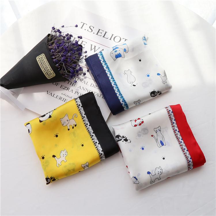 2021 Small Scarf Female Fashion Cute Cat Scarf Sunscreen Shawl Wild Headscarf Professional
2021 Small Scarf Female Fashion Cute Cat Scarf Sunscreen Shawl Wild Headscarf Professional