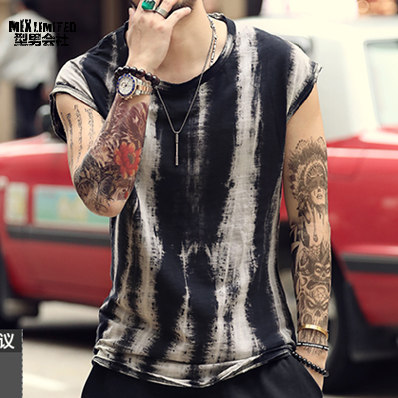 2021 The New Men's New Sleeveless Summer Shirt of the Retro Black Tie Dye Shoulder Broad Male Casual Vest Loose Street Style T4177 7lad, Black apricot
2021 The New Men's New Sleeveless Summer Shirt of the Retro Black Tie Dye Shoulder Broad Male Casual Vest Loose Street Style T4177 7lad, Black apricot