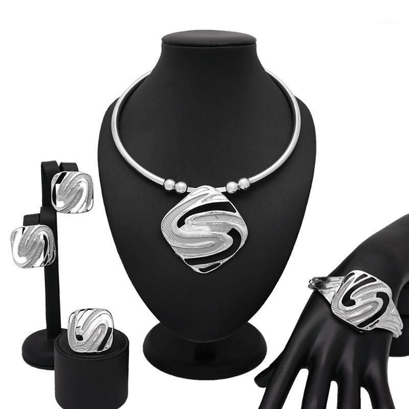 Earrings & Necklace European Creative Design Crystal Bracelet Ring For Women Christmas Year Prom Party Fashion Jewelry Sets Gift1, As pic
Earrings & Necklace European Creative Design Crystal Bracelet Ring For Women Christmas Year Prom Party Fashion Jewelry Sets Gift1, As pic