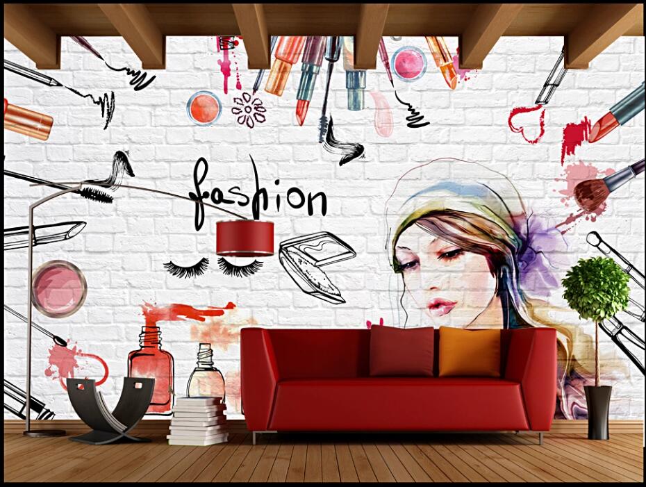 3d wallpaper custom photo mural Watercolor brick wall hand painted cosmetics nail shop make-up shop 3d wall murals wallpaper for walls 3 d, Non-woven
3d wallpaper custom photo mural Watercolor brick wall hand painted cosmetics nail shop make-up shop 3d wall murals wallpaper for walls 3 d, Non-woven