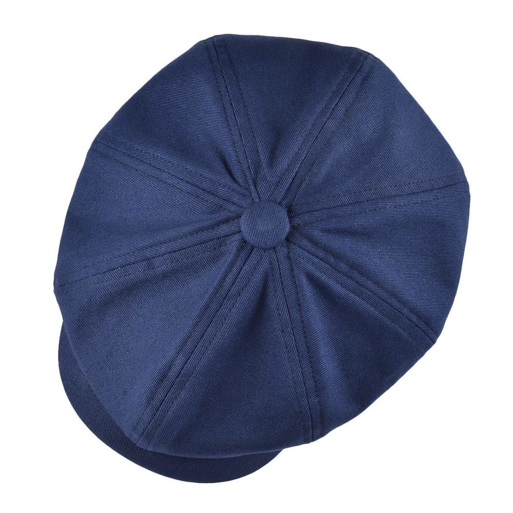 BOTVELA Newsboy Cap Men's Twill Cotton Navy Blue Hat Women's Baker Boy Caps Retro Big Large Hats Male Boina Apple Beret 003 T200104