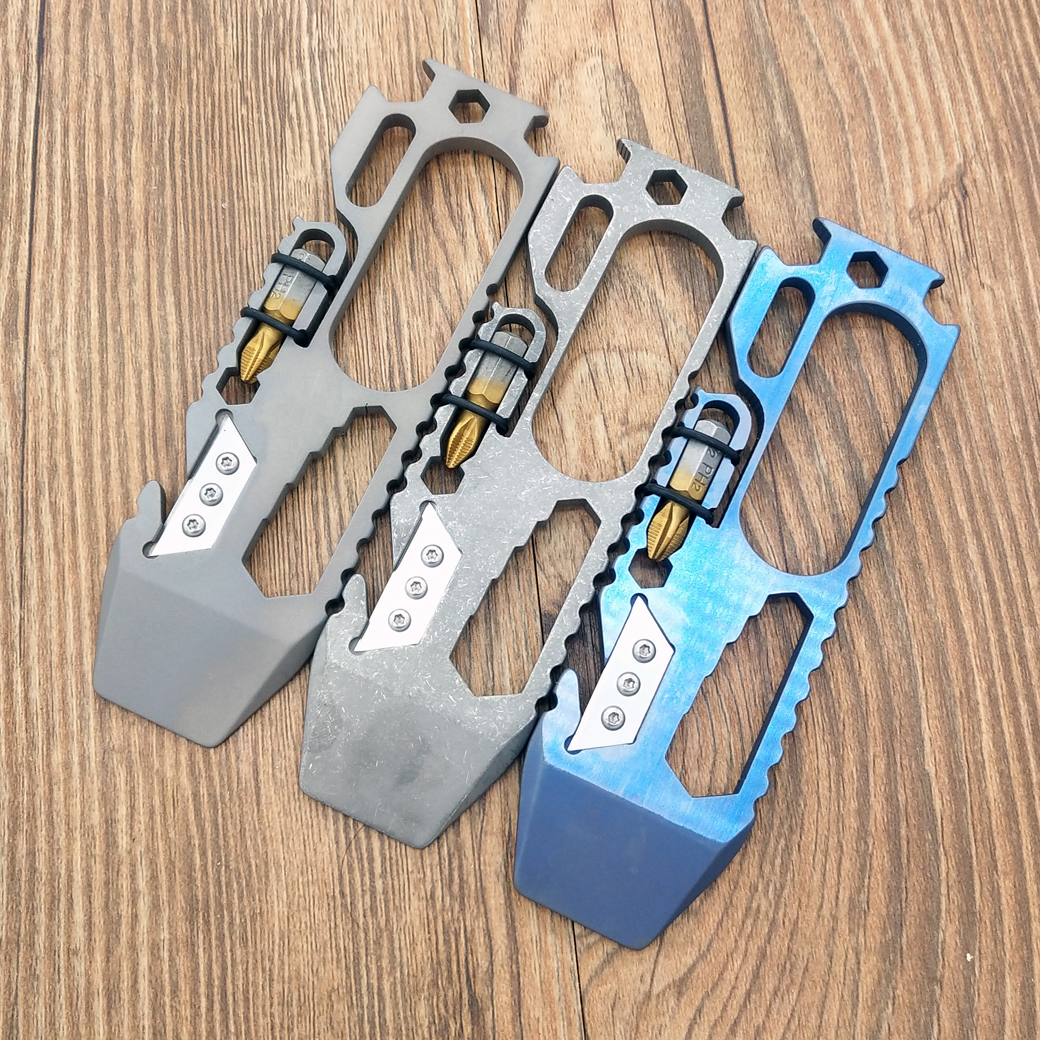 EPTI DGN-01 Titanium Alloy TC4 Ti Pry Bar Outdoor EDC Camping Surviva Multi-functional tool Screwdriver Opener
EPTI DGN-01 Titanium Alloy TC4 Ti Pry Bar Outdoor EDC Camping Surviva Multi-functional tool Screwdriver Opener