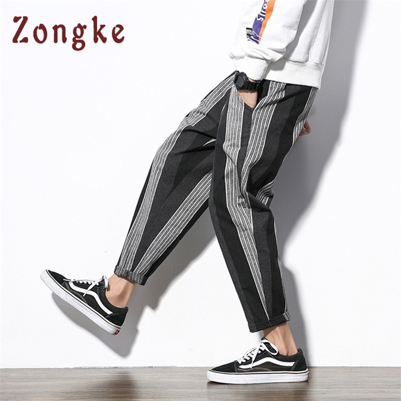 Zongke Black Striped Harem Pants Men Jogger Sweatpants Hip Hop Pants Men Trousers Streetwear Joggers Men Pants Casual New 201114, Khaki
Zongke Black Striped Harem Pants Men Jogger Sweatpants Hip Hop Pants Men Trousers Streetwear Joggers Men Pants Casual New 201114, Khaki