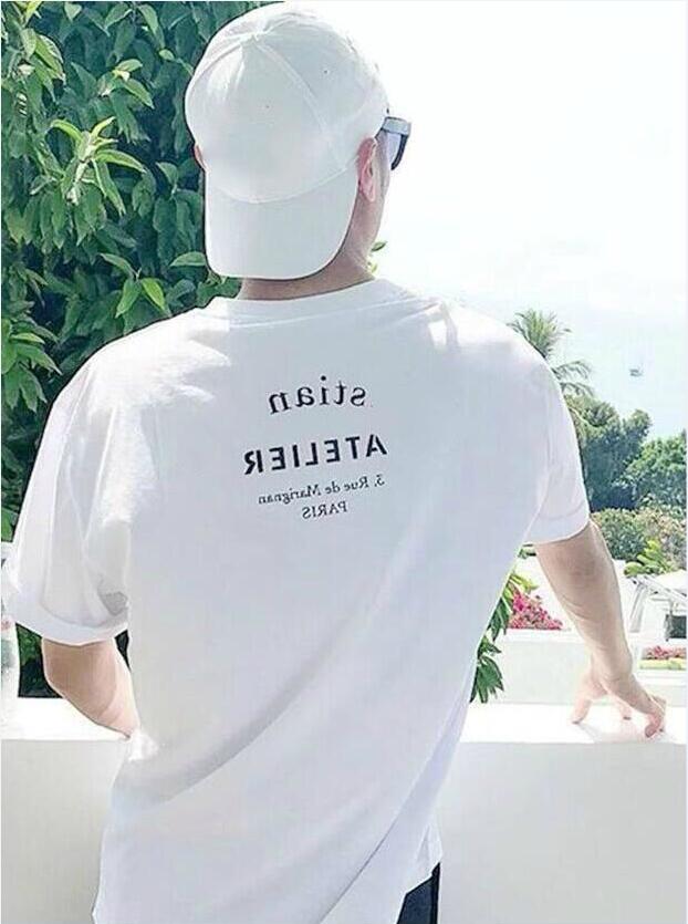 Summer Mens Designer T Shirt Man Womens Clothes Loose Tees With Letters Print Short Sleeves Top Fashion Luxury Men T Shirt Size S-2XL, White
Summer Mens Designer T Shirt Man Womens Clothes Loose Tees With Letters Print Short Sleeves Top Fashion Luxury Men T Shirt Size S-2XL, White