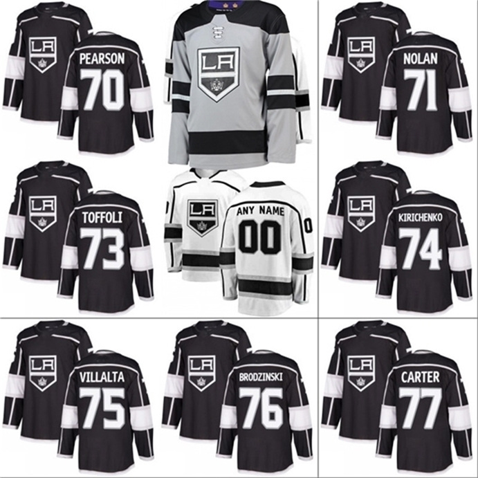 Thr #77 Jeff Carter Jersey Los Angeles Kings 59 Jamie Devane 64 Matt Luff 67 Matt Marcinew 71 Nolan Custom Hockey Jerseys White Black
Thr #77 Jeff Carter Jersey Los Angeles Kings 59 Jamie Devane 64 Matt Luff 67 Matt Marcinew 71 Nolan Custom Hockey Jerseys White Black