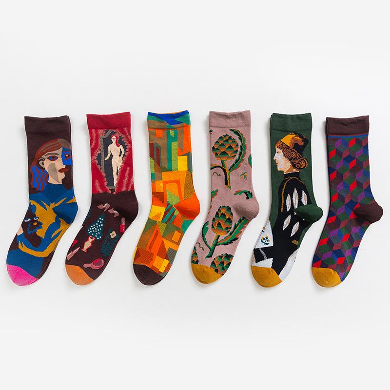 5pairs Art Tide INS Couples Personality Socks Fashion Harajuku Breathable Leisure Creative High Quality Stockings 2020 Hot Sale, Blackish green
5pairs Art Tide INS Couples Personality Socks Fashion Harajuku Breathable Leisure Creative High Quality Stockings 2020 Hot Sale, Blackish green