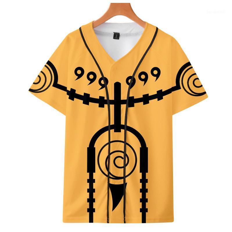 

Men's T-Shirts Uchiha Clan Baseball T-shirt Male Female Anime Naruto 2021 Summer Short-sleeved V-neck Sasuke Fashion Trend Top1, 3dbq-05