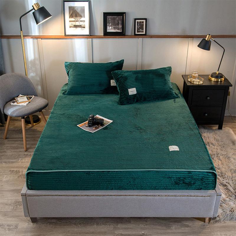 Winter warm Coral Fleece fitted Bed Sheet with Elastic Band mattress cover washable Flannel Sheet Can add pillowcases
Winter warm Coral Fleece fitted Bed Sheet with Elastic Band mattress cover washable Flannel Sheet Can add pillowcases