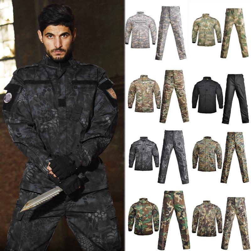 Uniform Tactical Paintball Clothing Army Combat Mens Jacket + Pants Militar Soldier Camouflage Set, Black
Uniform Tactical Paintball Clothing Army Combat Mens Jacket + Pants Militar Soldier Camouflage Set, Black