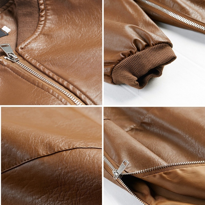 Spring M-5XL Plus Size Faux Women Leather Jacket Autumn Jackets Coat Soft PU Leather Jackets Female Zipper Outwear 201226